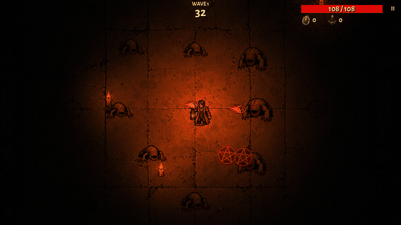 Animated Dreadlight gameplay showing the Wave 1 start